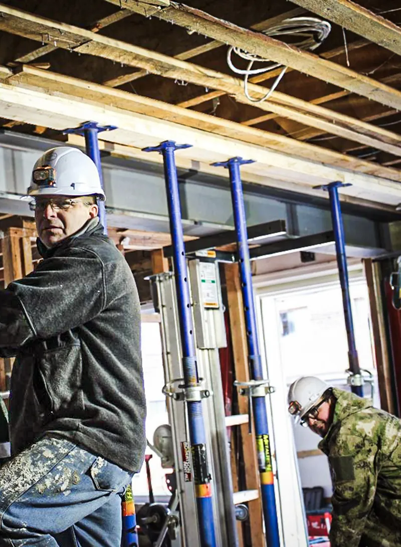 Réparation de fondation et ajout de garage